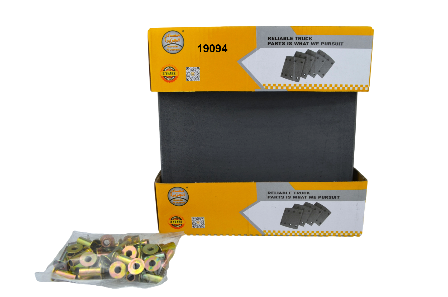 قماشات فرامل محور BPW و SAF - 19094